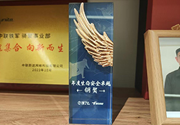 “年度生态安全卓越“铜奖”